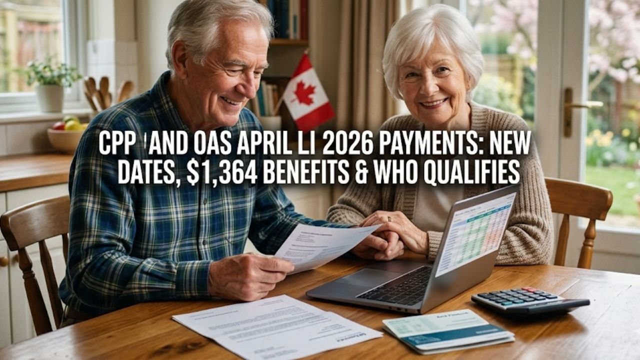 CPP and OAS April 2026 Payments: New Dates, $1,364 Benefits & Who Qualifies