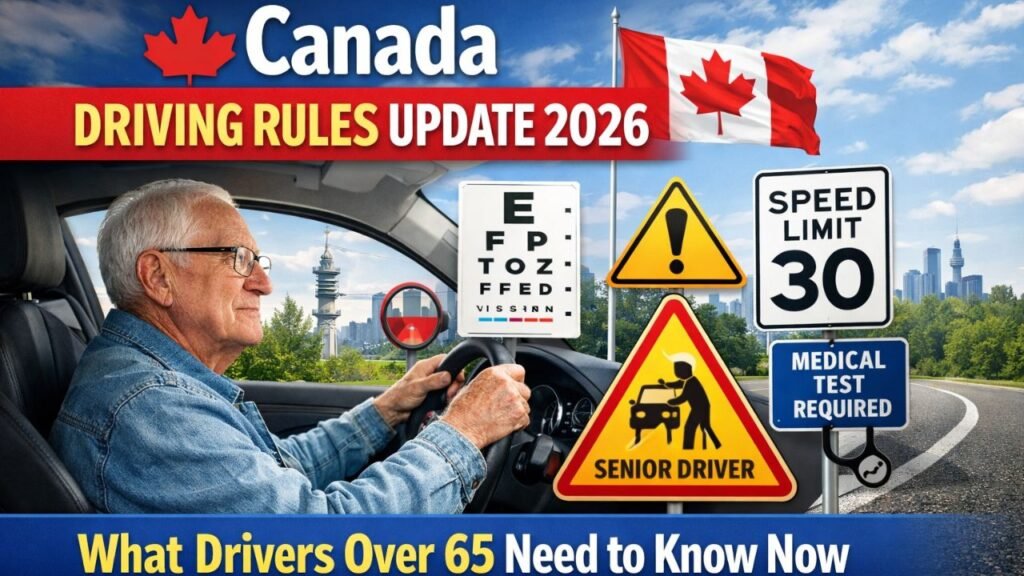 Canada Driving Rules Update 2026: What Drivers Over 65 Need to Know Now