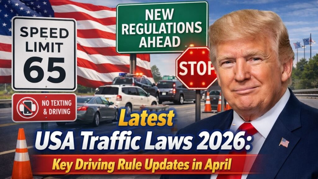 Latest USA Traffic Laws 2026: Key Driving Rule Updates in April