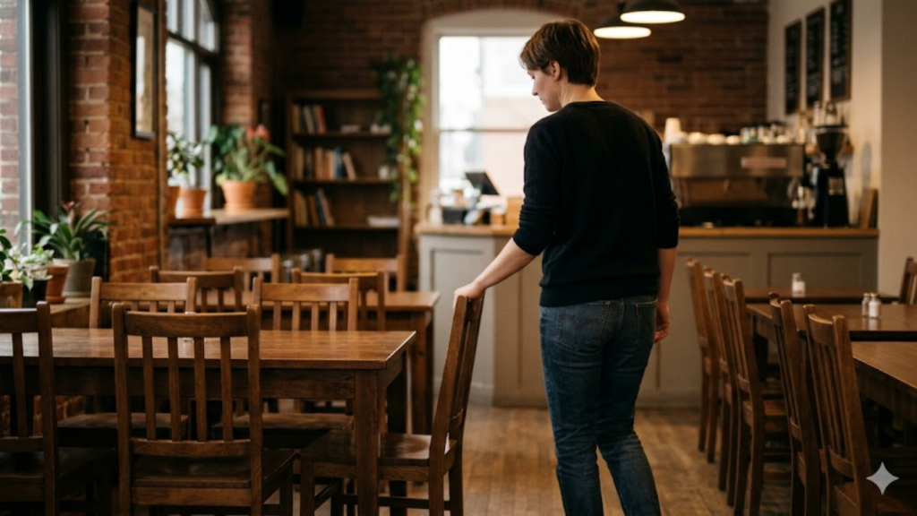 Psychology suggests people who push their chair back