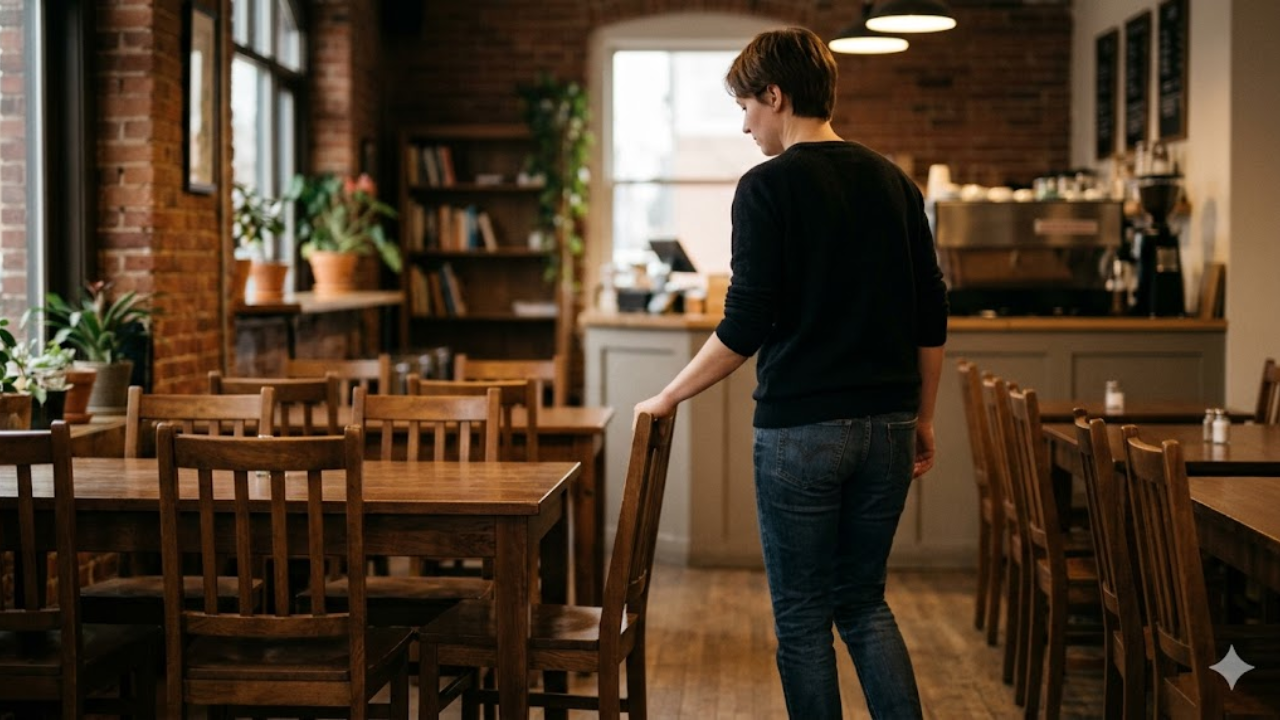 Psychology suggests people who push their chair back