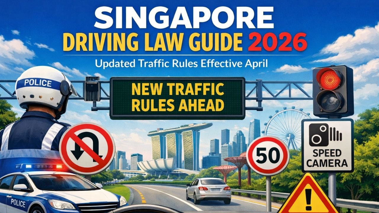 Singapore Driving Law Guide 2026: Updated Traffic Rules Effective April
